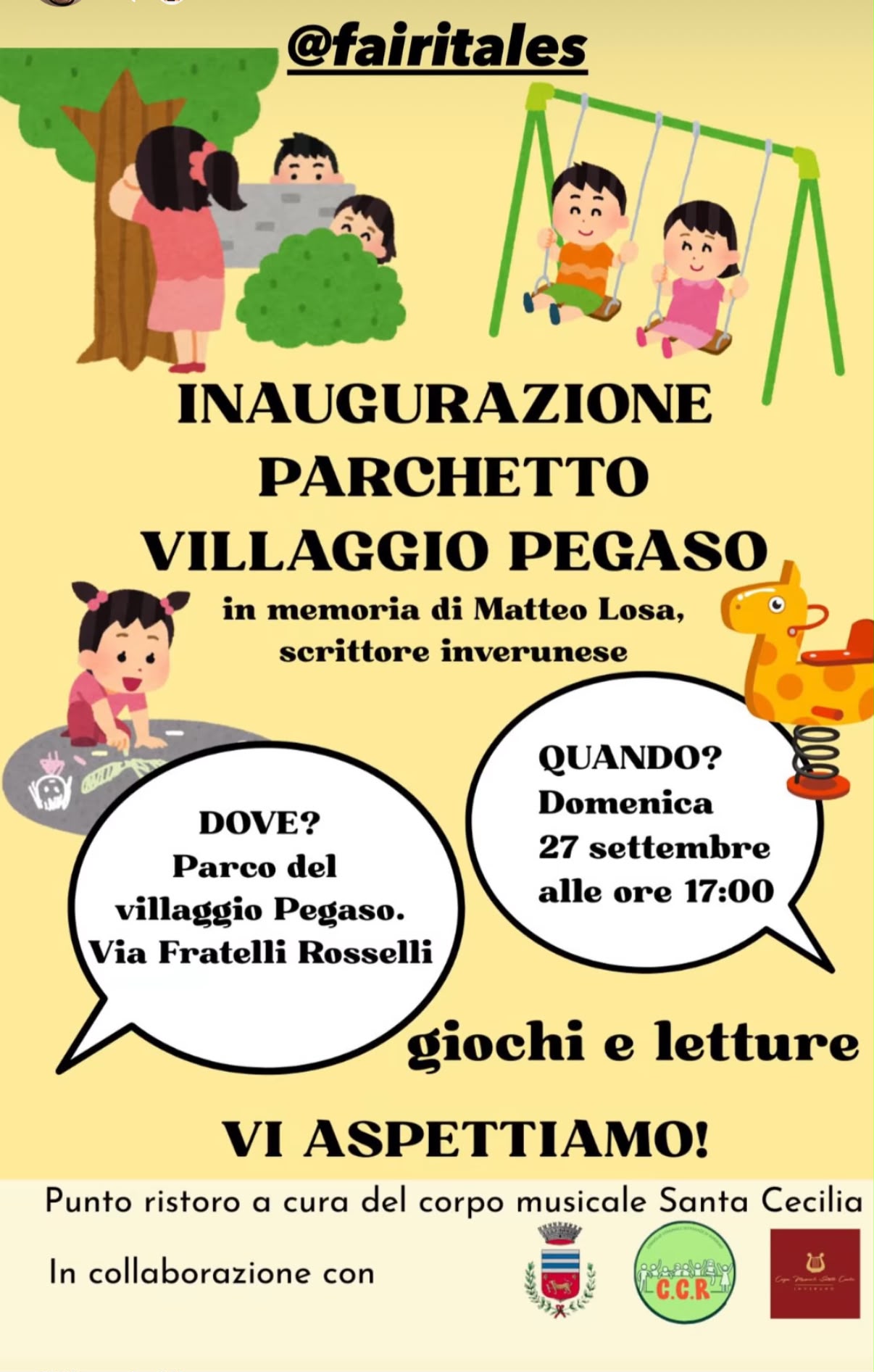 domenica 27 settembre Pegaso